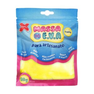 Massa De Eva Para Modelagem 50G/Pct, Amarelo
