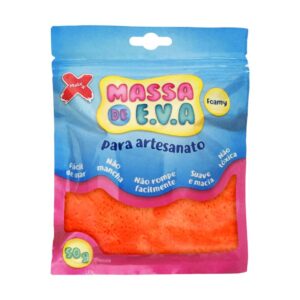Massa De Eva Para Modelagem 50G/Pct, Laranja