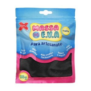 Massa De Eva Para Modelagem 50G/Pct, Preto