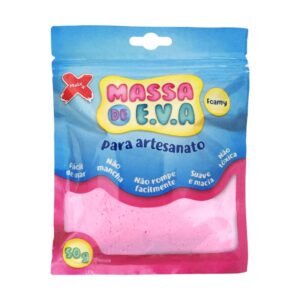 Massa De Eva Para Modelagem 50G/Pct, Rosa Bebê