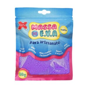 Massa De Eva Para Modelagem 50G/Pct, Roxo
