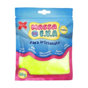 Massa De Eva Para Modelagem 50G/Pct, Amarelo Limao