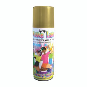 Spray Make Loko - Lata de 120ml - OURO C/12