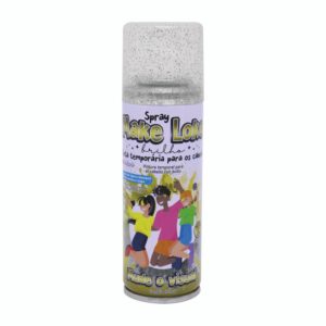 Spray Make Loko Brilho - Lata de 120ml - PRATA C/12