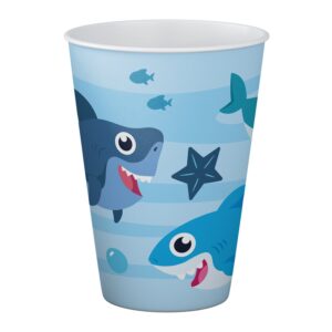 ACESSORIO FESTA COP. DE PAPEL 250 ML C/ 8 PCS - Tubarão