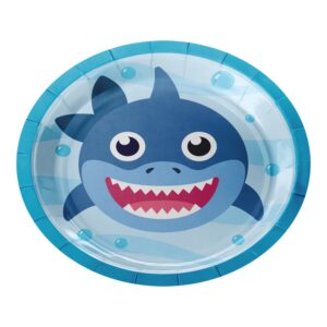 ACESSORIO FESTA PRAT. DE PAPEL 18 CM C/ 8 PCS - Tubarão