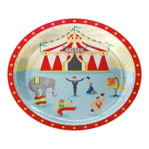 ACESSORIO FESTA PRAT. DE PAPEL 18 CM C/ 8 PCS - Circo