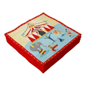 ACESSORIO FESTA GUAR. 33x33CM C/ 20 FLS Circo