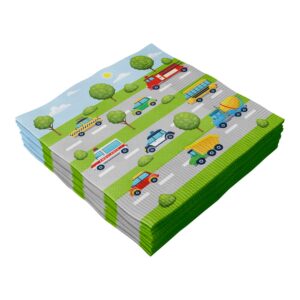 ACESSORIO FESTA GUAR. 33x33CM C/ 20 FLS Carros