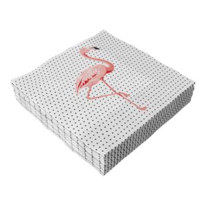 ACESSORIO FESTA GUAR. 33x33CM C/ 20 FLS Flamingo