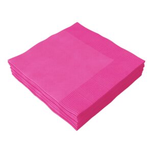 ACESSORIO FESTA GUAR. 25x25CM C/ 20 FLS Rosa Neon