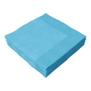 ACESSORIO FESTA GUAR. 25x25CM C/ 20 FLS Azul Bebe