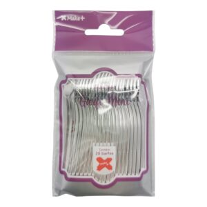 ACESSORIO FESTA GARF. MINI - Festa Luxo Prata - Pcte c/ 20 Und