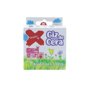 GIZ DE CERA 15 CORES REDONDO 11X55MM 70GR