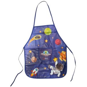 AVENTAL INF C/BOLSO ASTRONAUTA 40X50CM