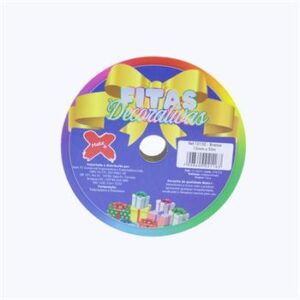 Fita plastica decorativa 15mmx50m - branco - PCT C/ 10