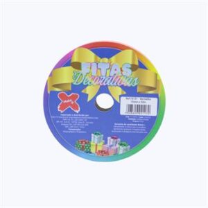 Fita plastica decorativa 15mmx50m - vermelho - PCT C/ 10
