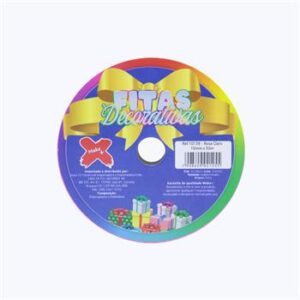 Fita plastica decorativa 15mmx50m - rosa claro - PCT C/ 10