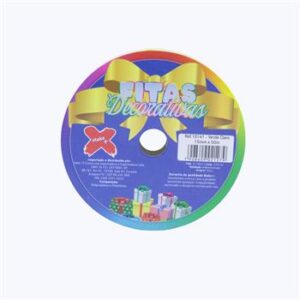 Fita plastica decorativa 15mmx50m - verde claro - PCT C/ 10