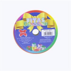 Fita plastica decorativa 15mmx50m - salmão - PCT C/ 10