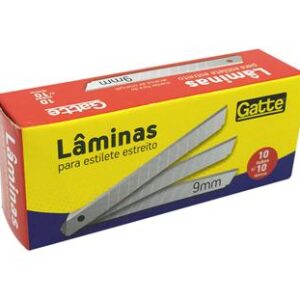 Lâmina P/ Estilete 9Mm C/ 10 Tb De 10 Lâm