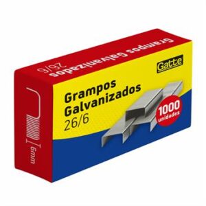 GRAMPO GALVANIZADO 26/6 C/ 1000