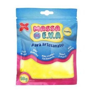 Massa De Eva Para Modelagem 50G/Pct, Amarelo