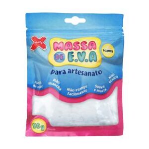 Massa De Eva Para Modelagem 50G/Pct, Branco