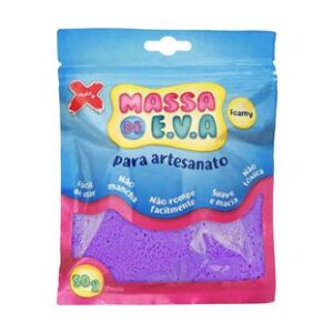 Massa De Eva Para Modelagem 50G/Pct, Roxo