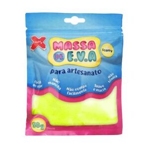 Massa De Eva Para Modelagem 50G/Pct, Amarelo Limao