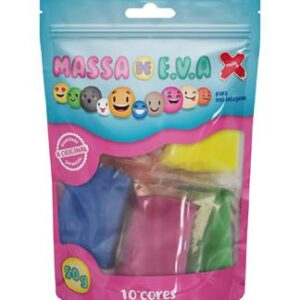 Massa De Eva Para Modelagem, 10 Cores/Pct (5G De Cada) Am/Vd/Pt/Br/Lj/Az/Bg/Mr/Rs/Vm