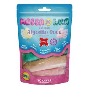 Massa De Eva Para Modelagem 250 G, 10 Cores/Pct (25G De Cada) Cores Pasteis