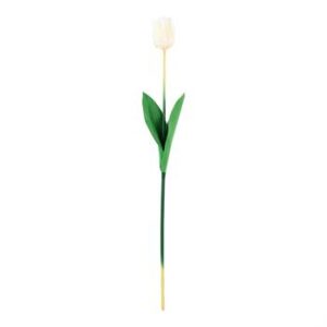 Tulipa 4 cm - 69 cm - Branco - Toque Acetinado