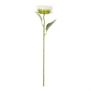 Girassol 11 cm - 45 cm - Branco - Toque Acetinado