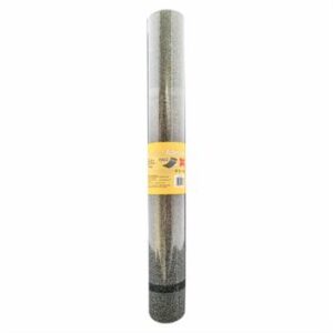 PAPEL ADES. PRETO GLITTER FJ022 45CMX10M-0,12MM