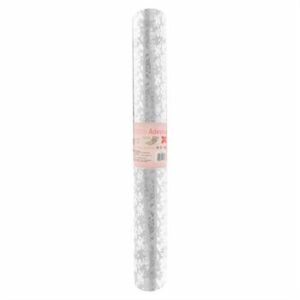 PLASTICO ADES. FLORAL PRATA FJ239 45CMX10M-0,12MM