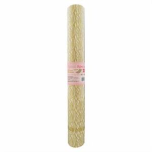 PAPEL ADES. ZEBRA DOURADO FJ248 45CMX10M-0,12MM