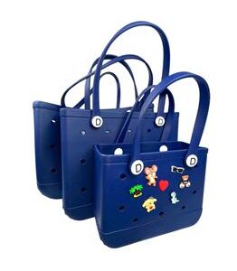 BOLSA DE MAO EM EVA AZUL ESCURO TAMANHO 36X13X31CM  (M)