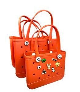 BOLSA DE MAO EM EVA LARANJA TAMANHO 36X13X31CM (M)