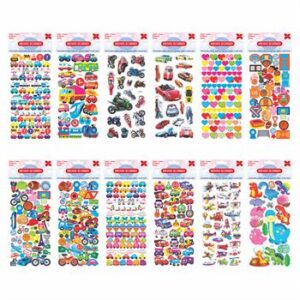 Cartelas De Adesivos 10x24cm-Aventura (Kids) PCT C/24 Cart. Sort.