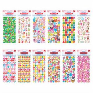 Cartelas De Adesivos 10x24cm-Encanto (Kids) PCT C/24 Cart. Sort.