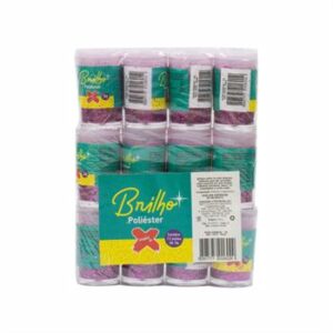 Glitter Poliester Potinho 3 grs c/ 12   Rosa