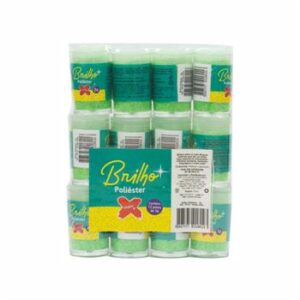 Glitter Poliester Potinho 3 grs c/ 12   Verde Neon