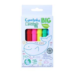 Canetinha JUMBO 6 cores