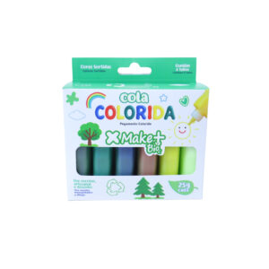 COLA COLORIDA 25GR - 6 CORES PY